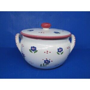 Shafford Strata group Cherbourg Hand Painted Covered Bowl